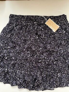 Michael Kors Floral Ruffled Mini Skirt